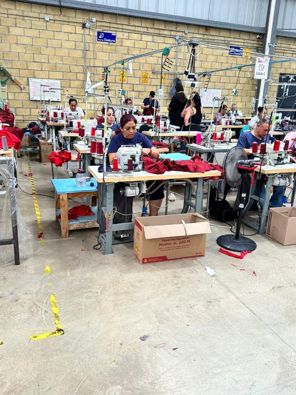 Piso de producción de la fábrica en Guadalajara